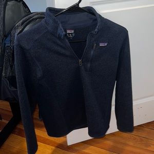 Boys Patagonia Better Sweater Quarter Zip 1/4 Zip Fleece Sweatshirt